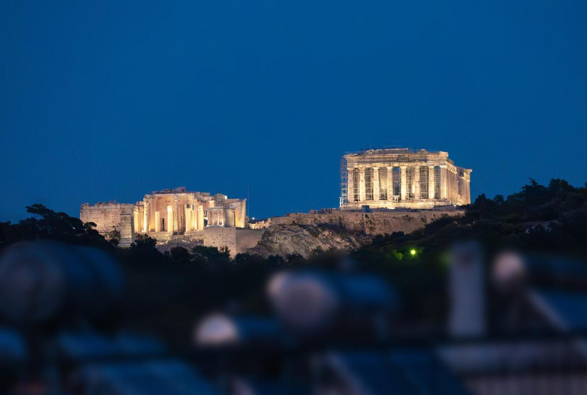Acropolis Terrace View Apartment Athena Bagian luar foto